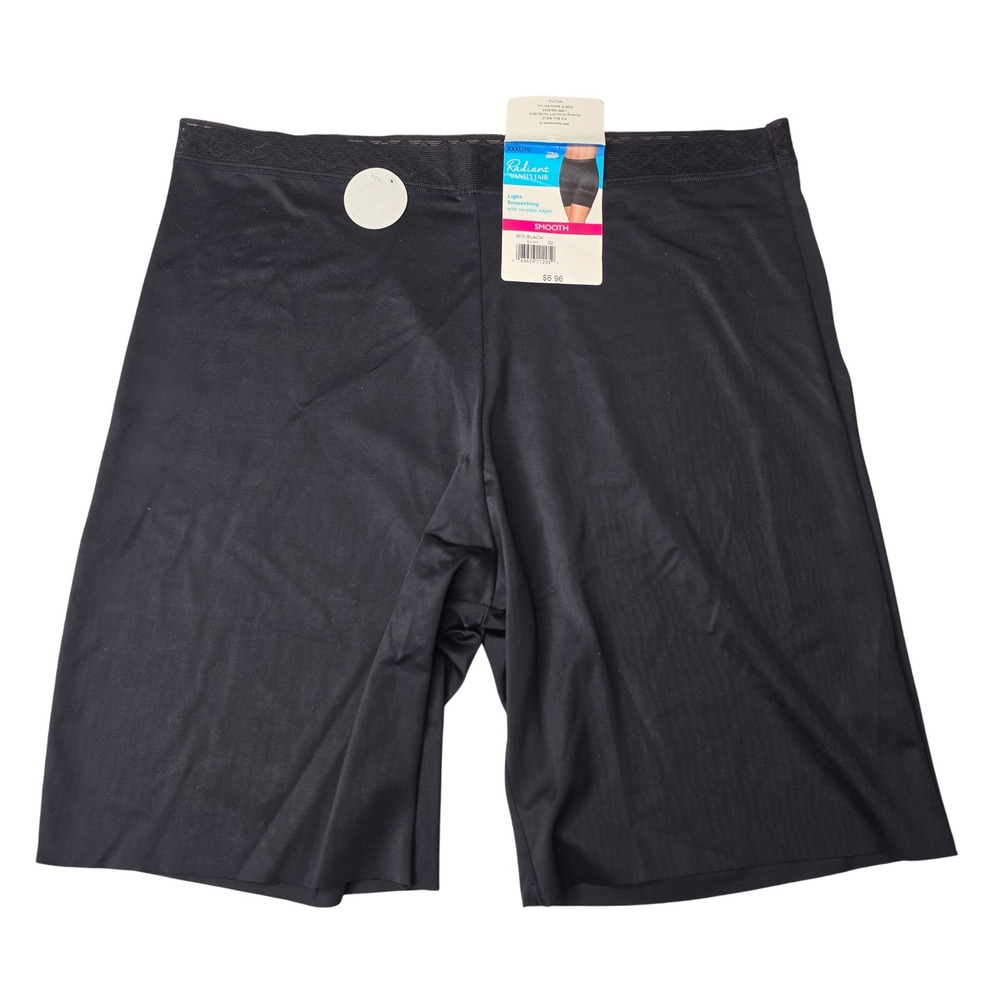 Vanity Fair Shapewear Women 3XL Black Radiant Light Smoothing Invisible Shorts